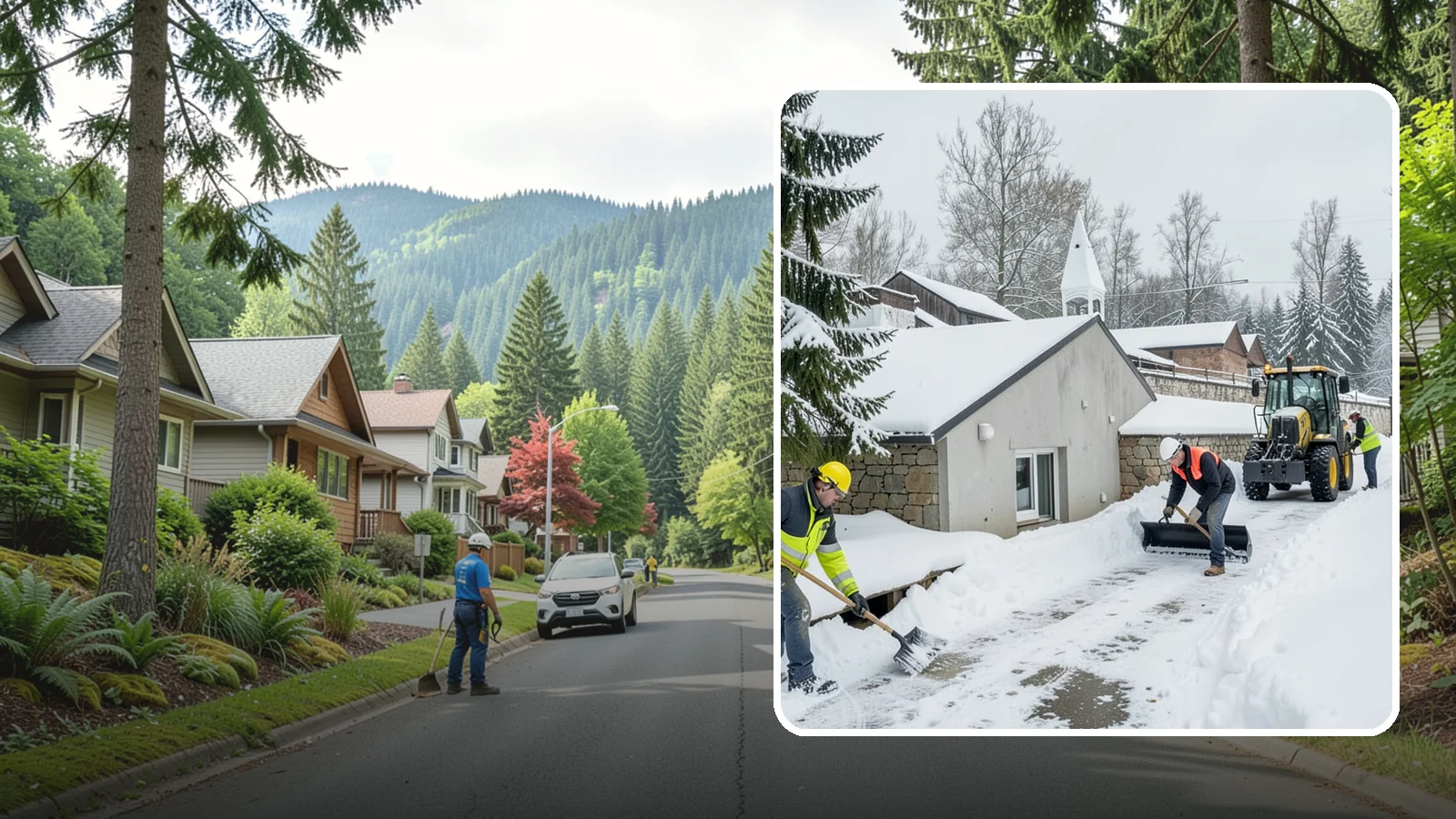 Window Well Snow Clearing in Darrington, Snohomish County, WA - We clear snow and slush from basement window wells to protect egress, prevent leaks, and keep daylight reaching lower levels.