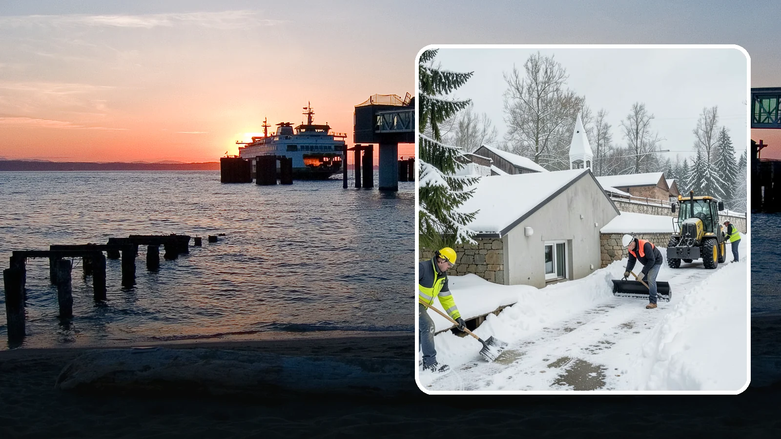 Window Well Snow Clearing in Edmonds, Snohomish County, WA - We clear snow and slush from basement window wells to protect egress, prevent leaks, and keep daylight reaching lower levels.