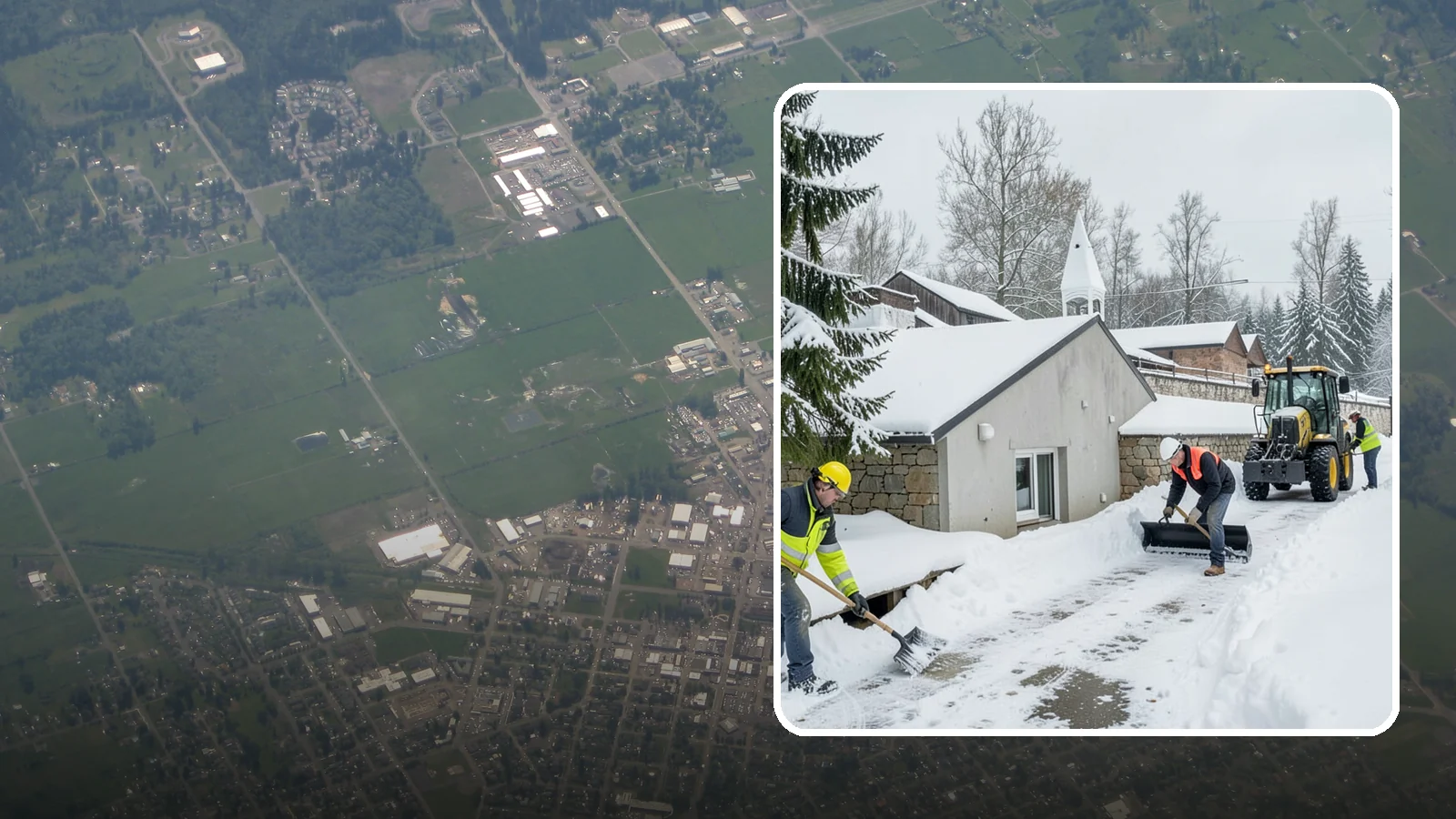 Window Well Snow Clearing in Enumclaw, King County, WA - We clear snow and slush from basement window wells to protect egress, prevent leaks, and keep daylight reaching lower levels.