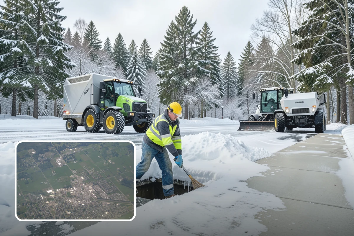 Window Well Snow Clearing in Enumclaw, King County, WA - Keeps basement egress windows clear for emergency exit