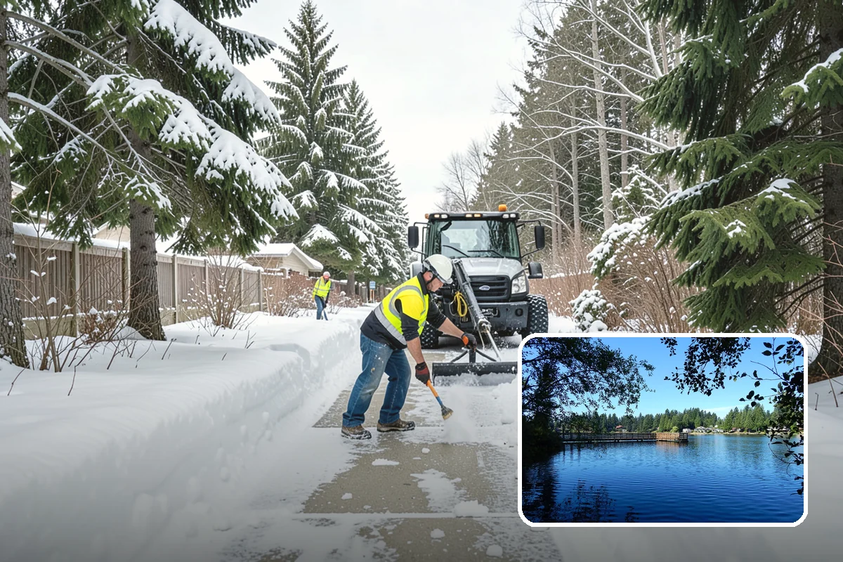 Window Well Snow Clearing in Federal Way, King County, WA - Keeps basement egress windows clear for emergency exit