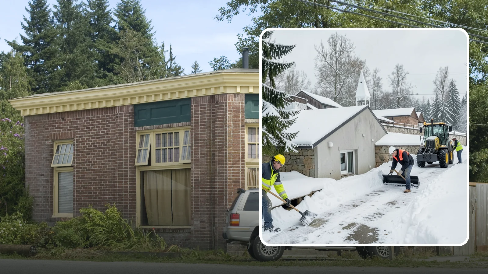 Window Well Snow Clearing in Hamilton, Skagit County, WA - We clear snow and slush from basement window wells to protect egress, prevent leaks, and keep daylight reaching lower levels.
