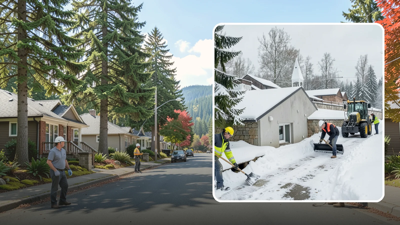 Window Well Snow Clearing in Hunts Point, King County, WA - We clear snow and slush from basement window wells to protect egress, prevent leaks, and keep daylight reaching lower levels.