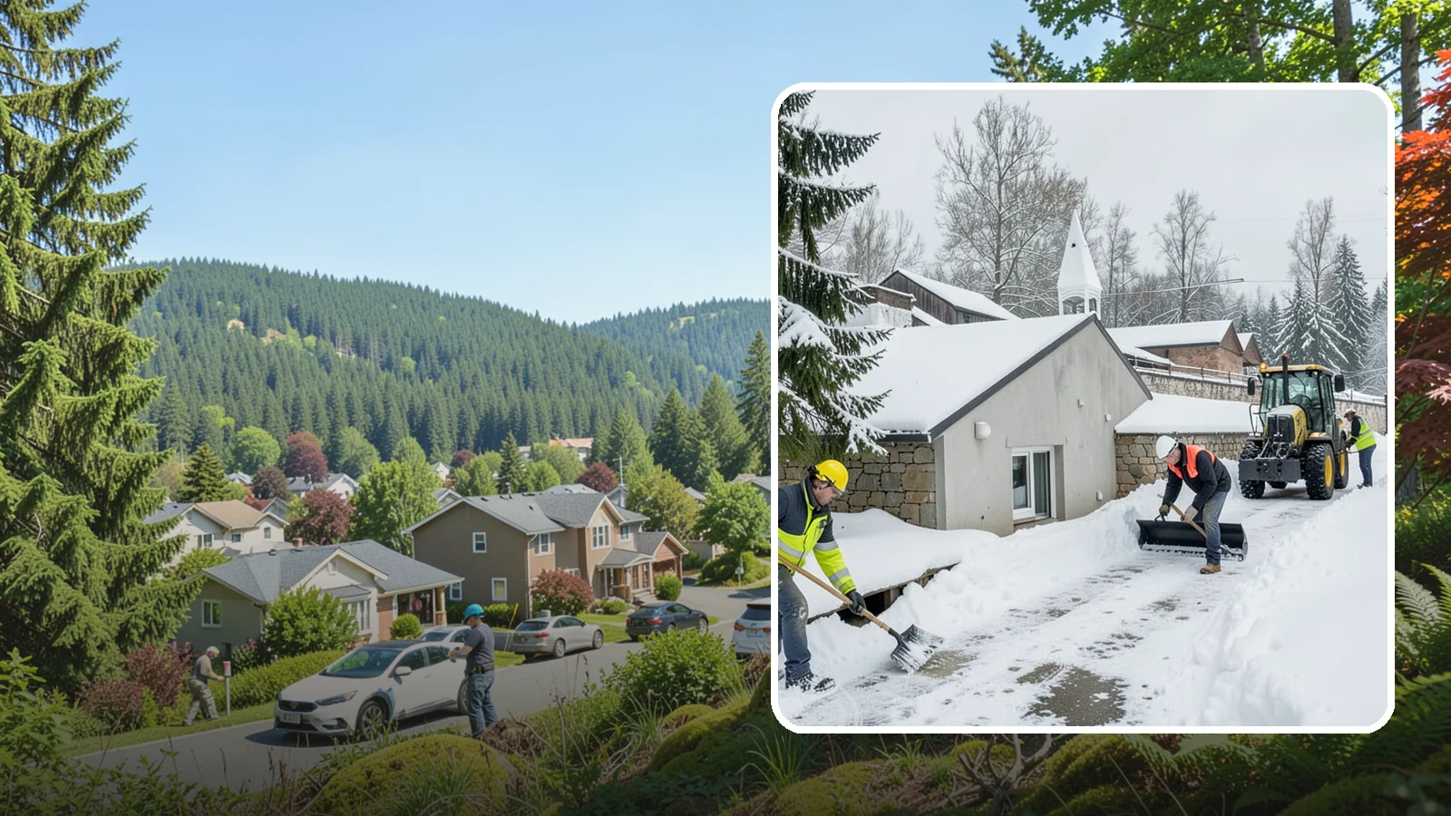 Window Well Snow Clearing in Index, Snohomish County, WA - We clear snow and slush from basement window wells to protect egress, prevent leaks, and keep daylight reaching lower levels.