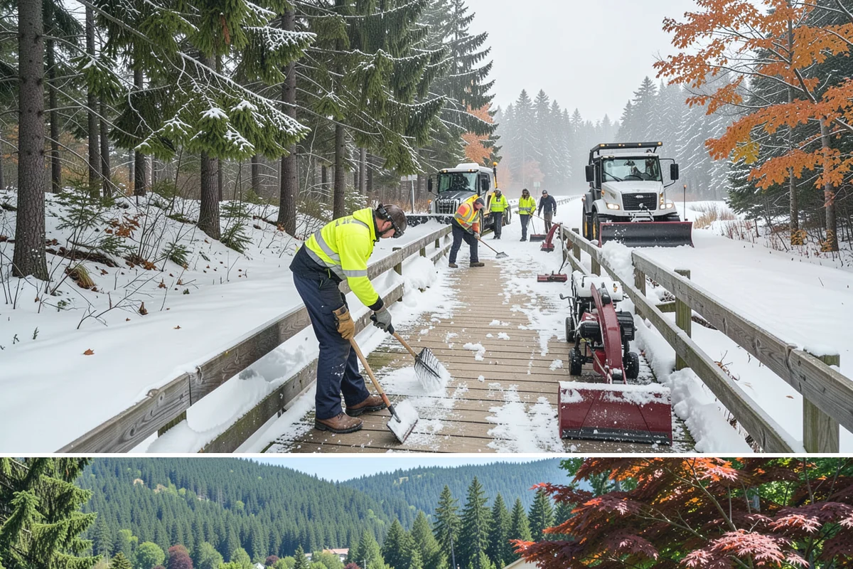 Window Well Snow Clearing in Index, Snohomish County, WA - Wells need attention right after each lowland snowfall and again during the thaw cycles that regularly punctuate our winters.