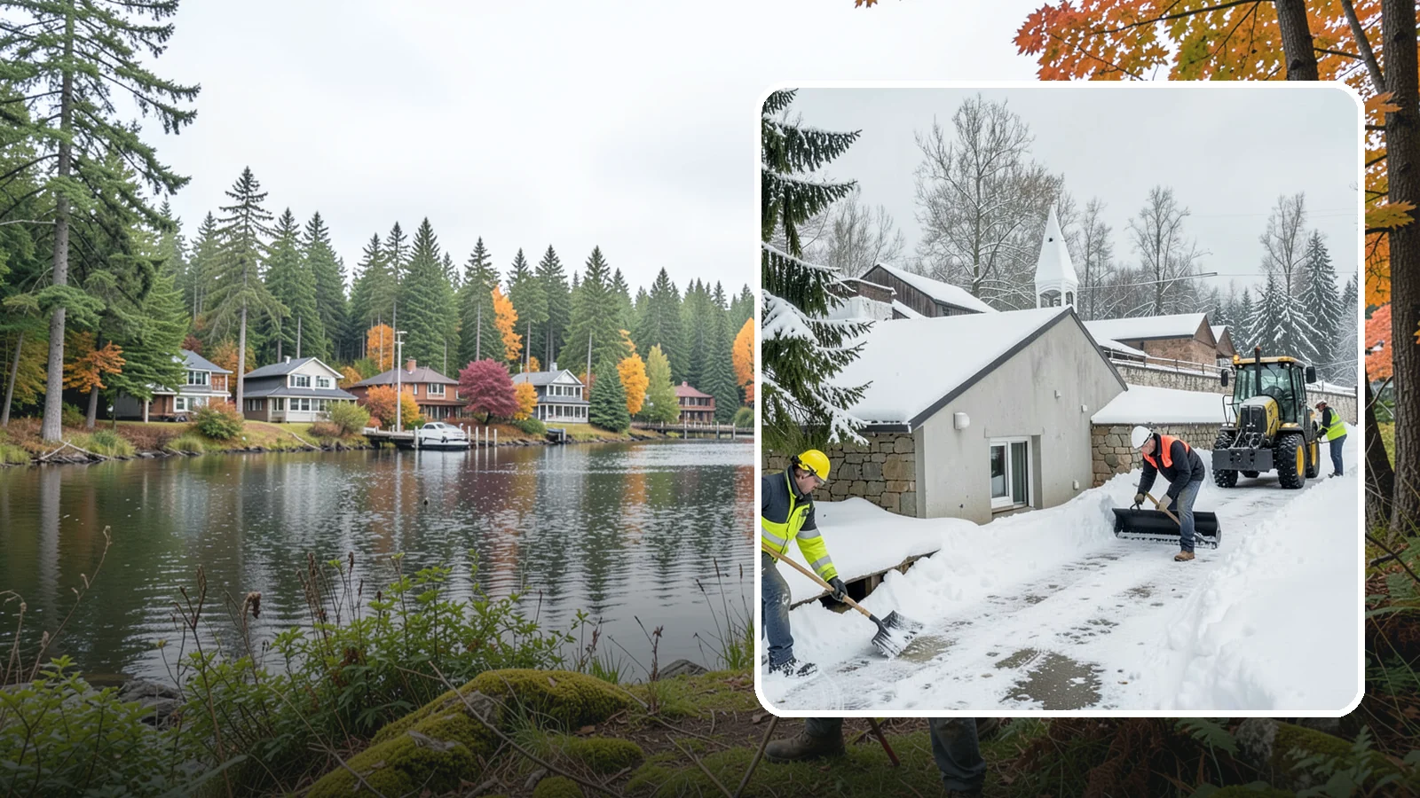 Window Well Snow Clearing in La Conner, Skagit County, WA - We clear snow and slush from basement window wells to protect egress, prevent leaks, and keep daylight reaching lower levels.