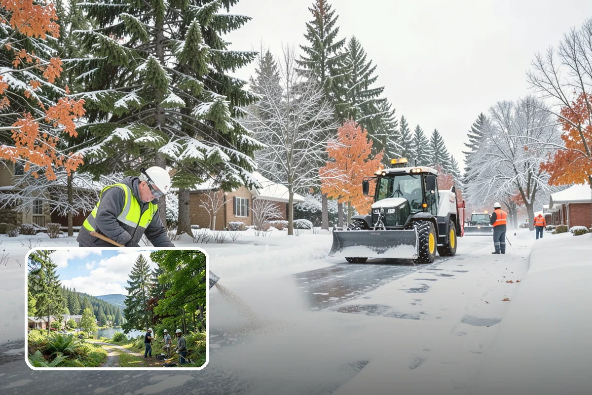 Window Well Snow Clearing in Lake Forest Park, King County, WA - Keeps basement egress windows clear for emergency exit