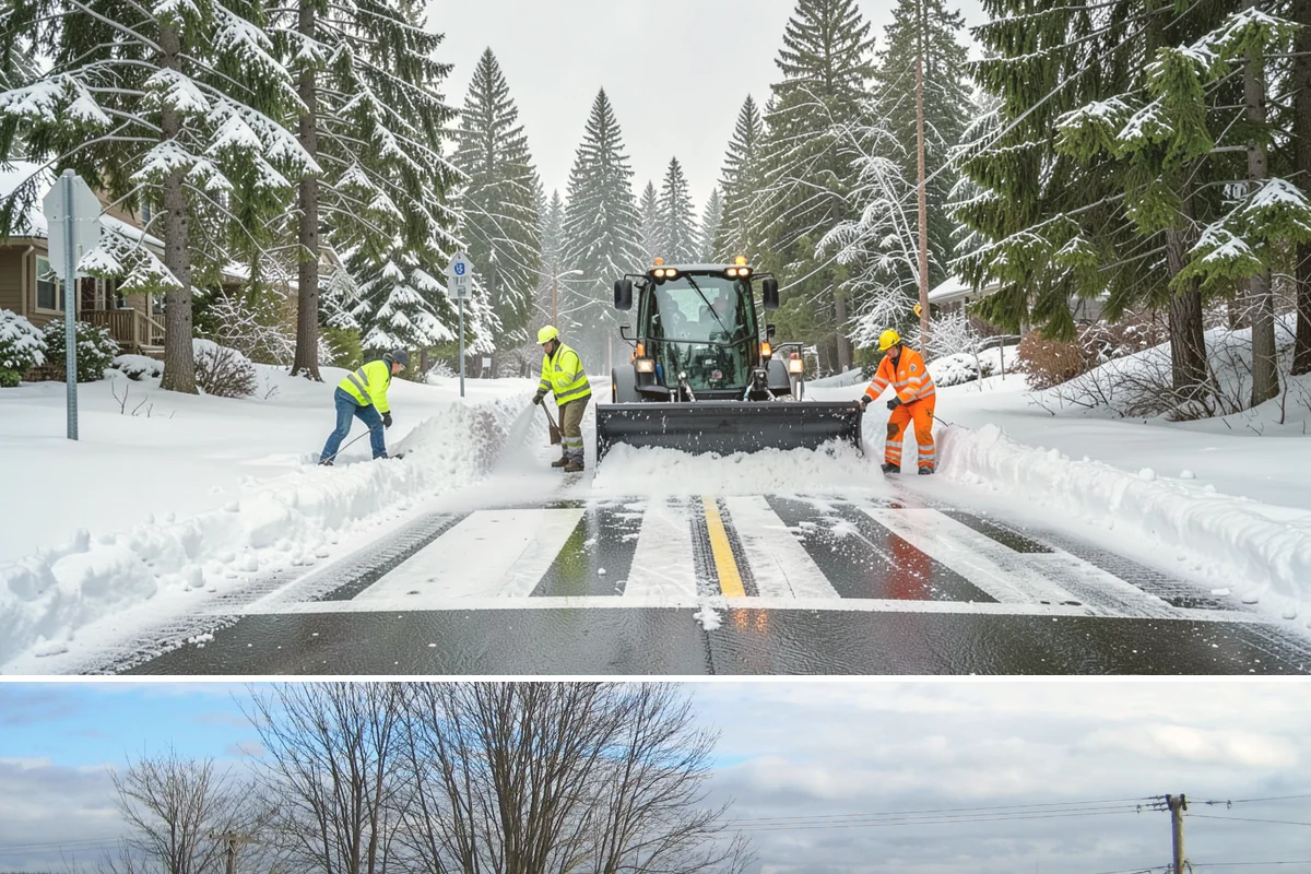 Window Well Snow Clearing in Langley, Island County, WA - Wells need attention right after each lowland snowfall and again during the thaw cycles that regularly punctuate our winters.