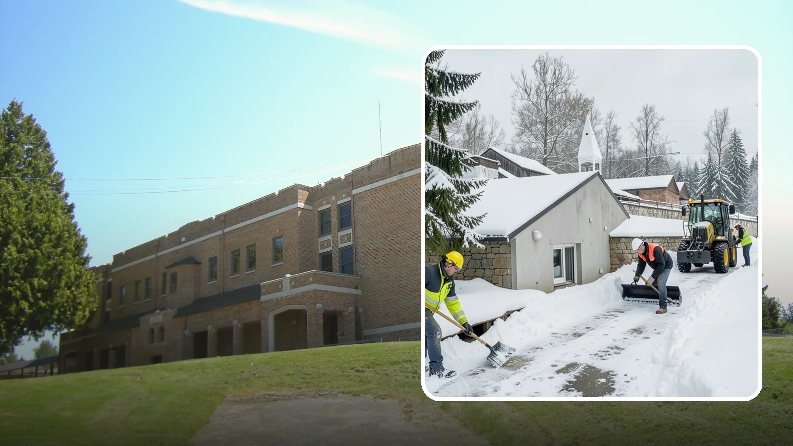 Window Well Snow Clearing in Maple Valley, King County, WA - We clear snow and slush from basement window wells to protect egress, prevent leaks, and keep daylight reaching lower levels.