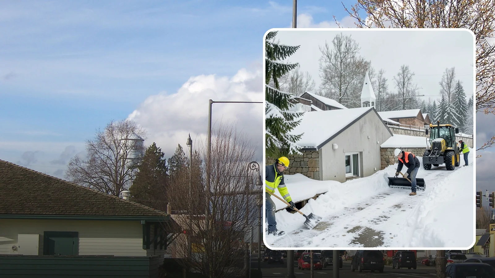 Window Well Snow Clearing in Marysville, Snohomish County, WA - We clear snow and slush from basement window wells to protect egress, prevent leaks, and keep daylight reaching lower levels.