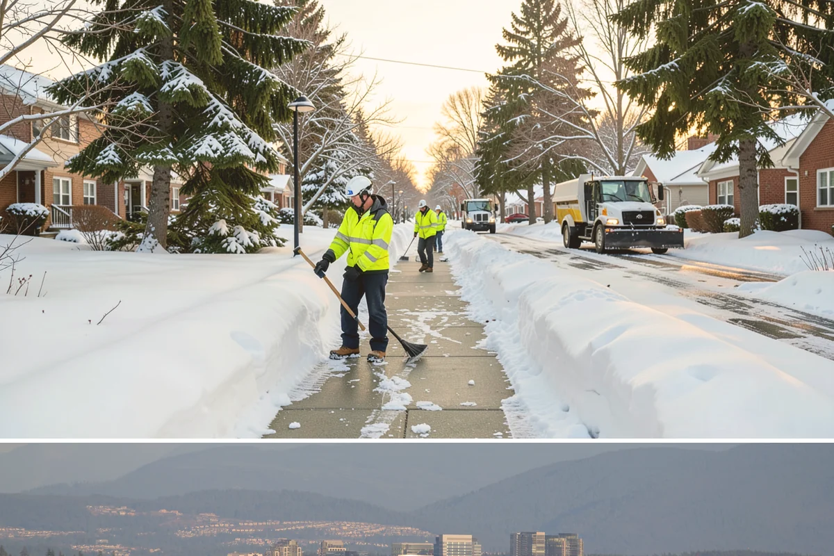 Window Well Snow Clearing in Medina, King County, WA - Wells need attention right after each lowland snowfall and again during the thaw cycles that regularly punctuate our winters.