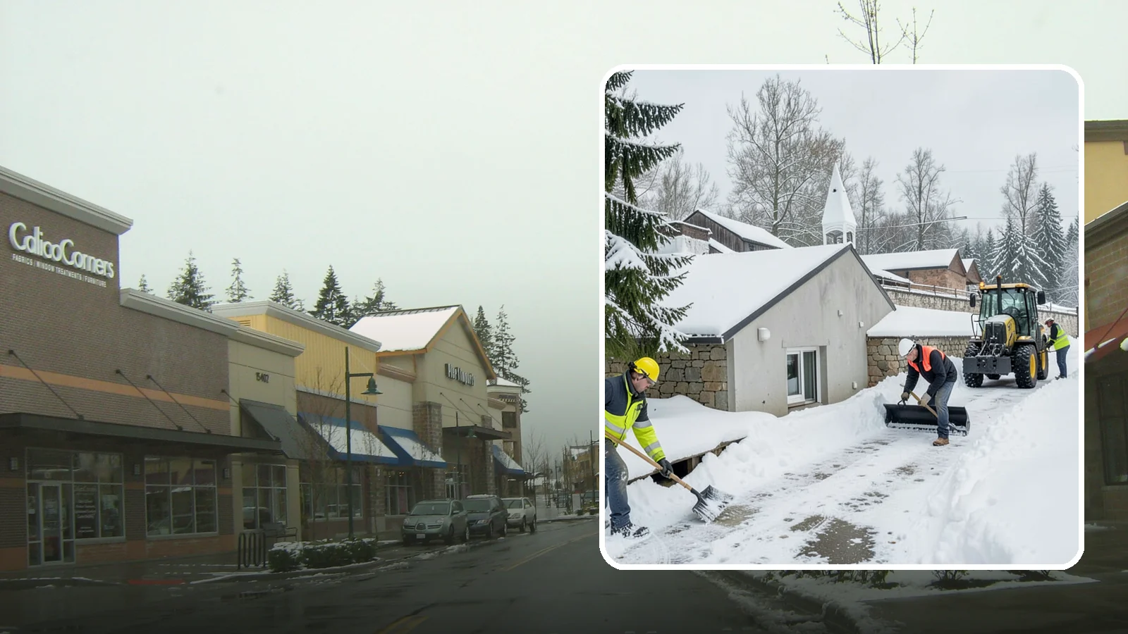 Window Well Snow Clearing in Mill Creek, Snohomish County, WA - We clear snow and slush from basement window wells to protect egress, prevent leaks, and keep daylight reaching lower levels.