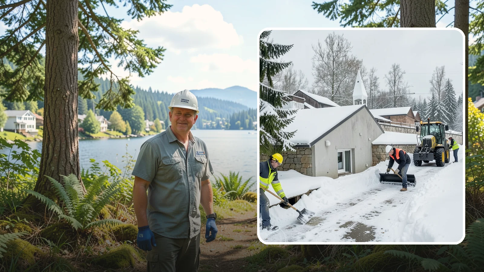 Window Well Snow Clearing in Milton, King County, WA - We clear snow and slush from basement window wells to protect egress, prevent leaks, and keep daylight reaching lower levels.