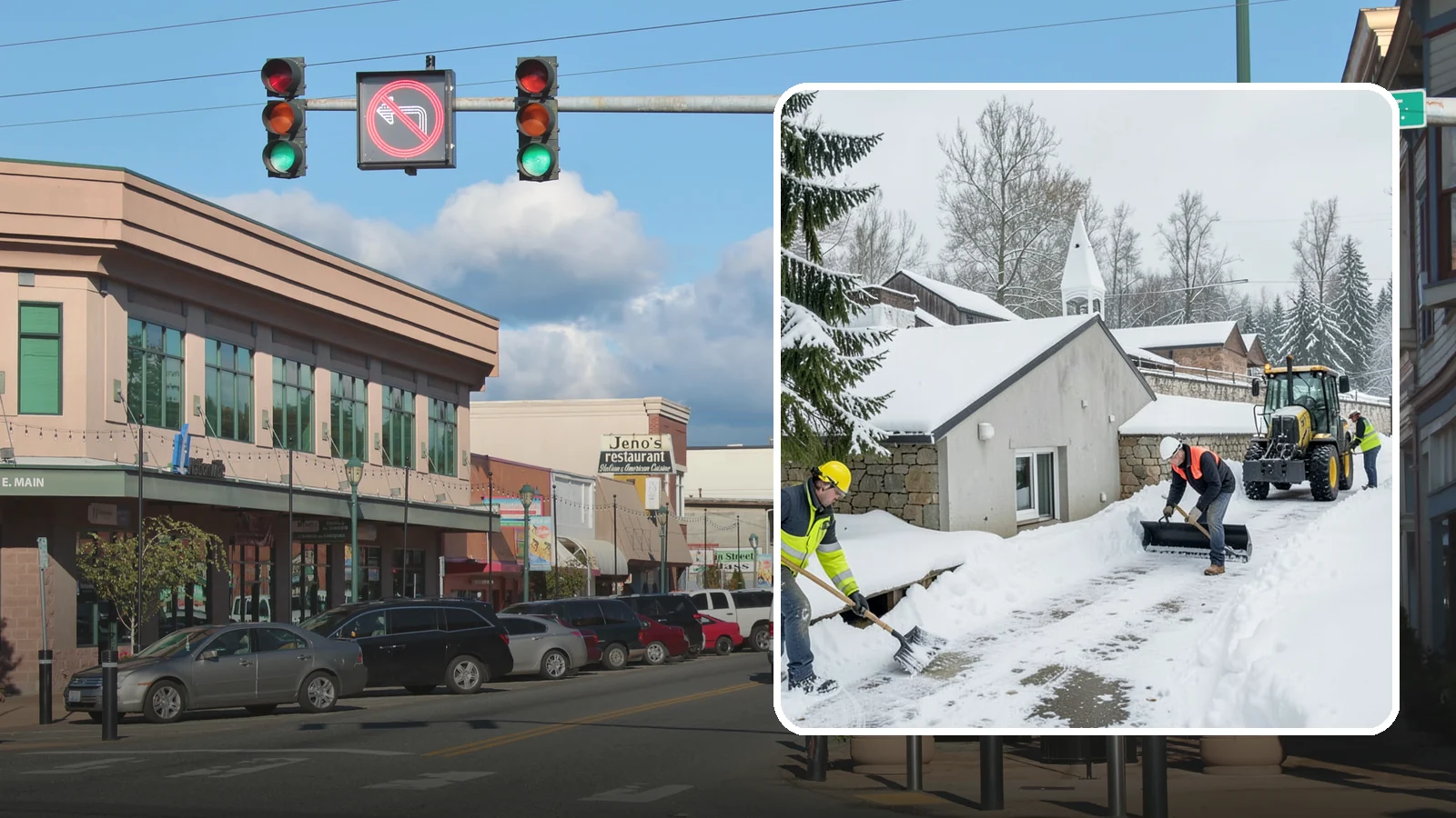 Window Well Snow Clearing in Monroe, Snohomish County, WA - We clear snow and slush from basement window wells to protect egress, prevent leaks, and keep daylight reaching lower levels.