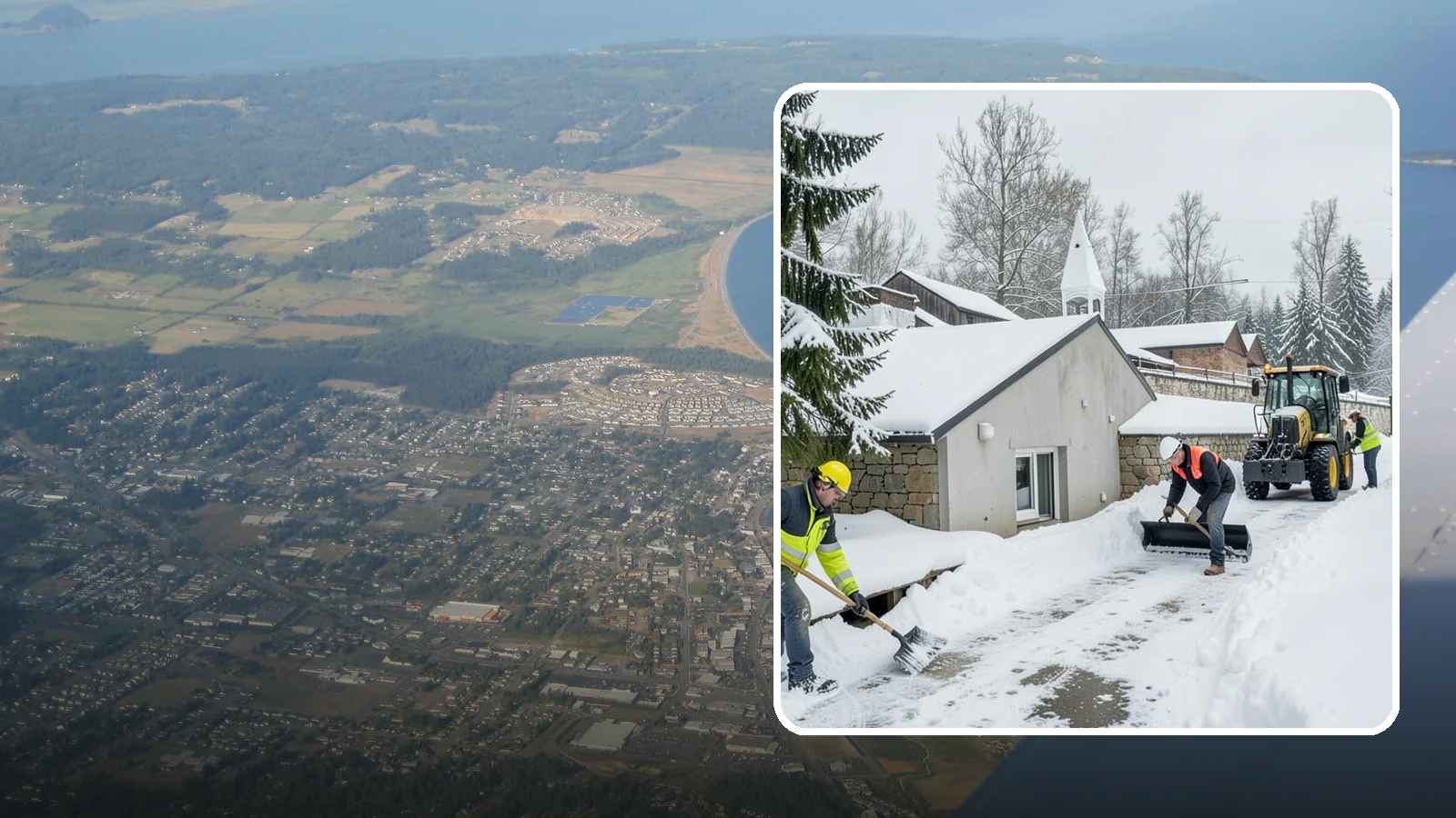 Window Well Snow Clearing in Oak Harbor, Island County, WA - We clear snow and slush from basement window wells to protect egress, prevent leaks, and keep daylight reaching lower levels.