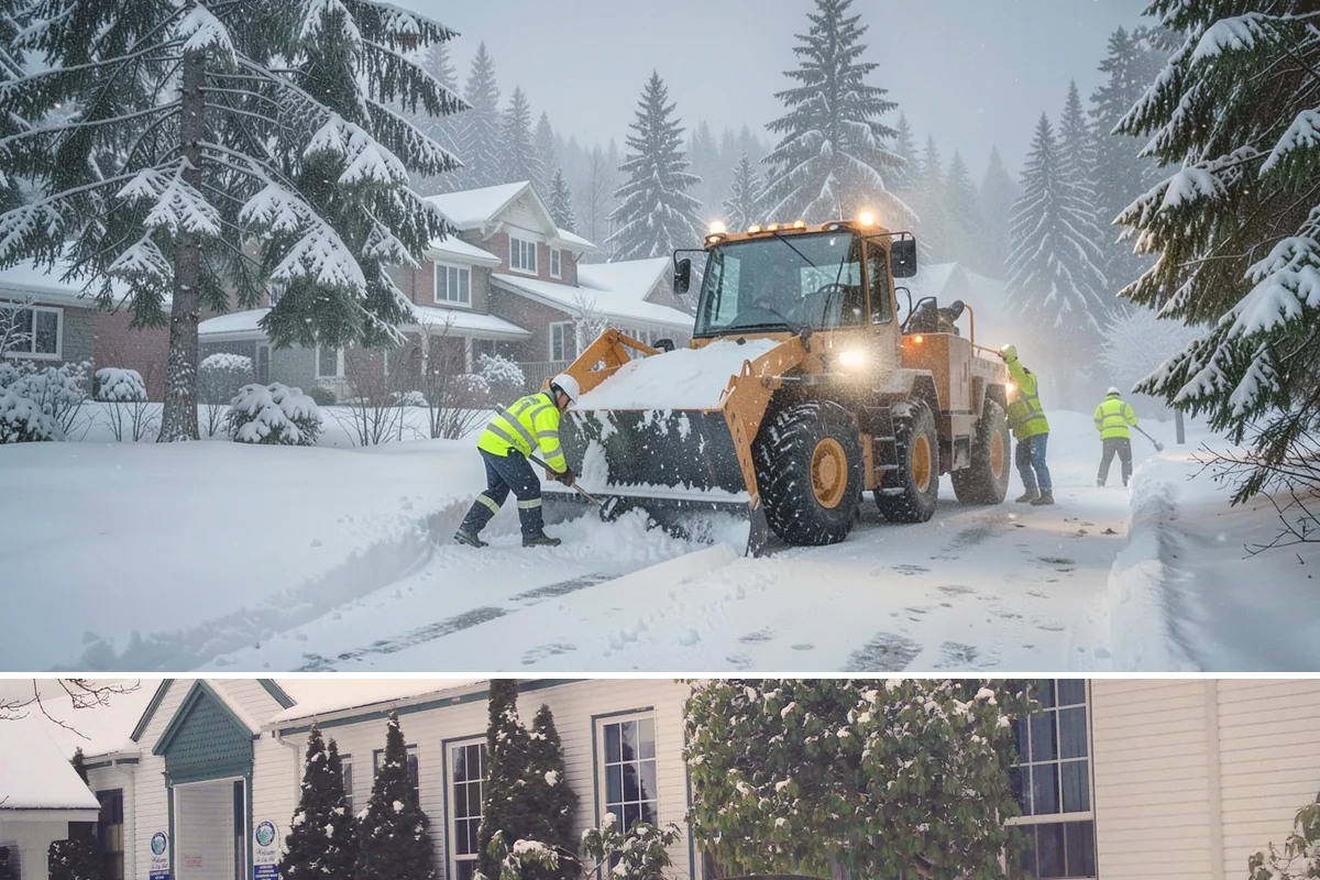 Window Well Snow Clearing in Pacific, King County, WA - Wells need attention right after each lowland snowfall and again during the thaw cycles that regularly punctuate our winters.