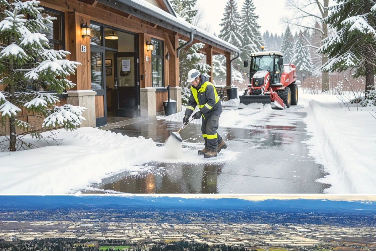 Window Well Snow Clearing in SeaTac, King County, WA - Wells need attention right after each lowland snowfall and again during the thaw cycles that regularly punctuate our winters.