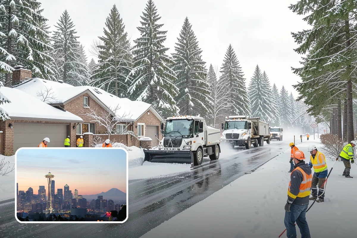 Window Well Snow Clearing in Seattle, King County, WA - Keeps basement egress windows clear for emergency exit