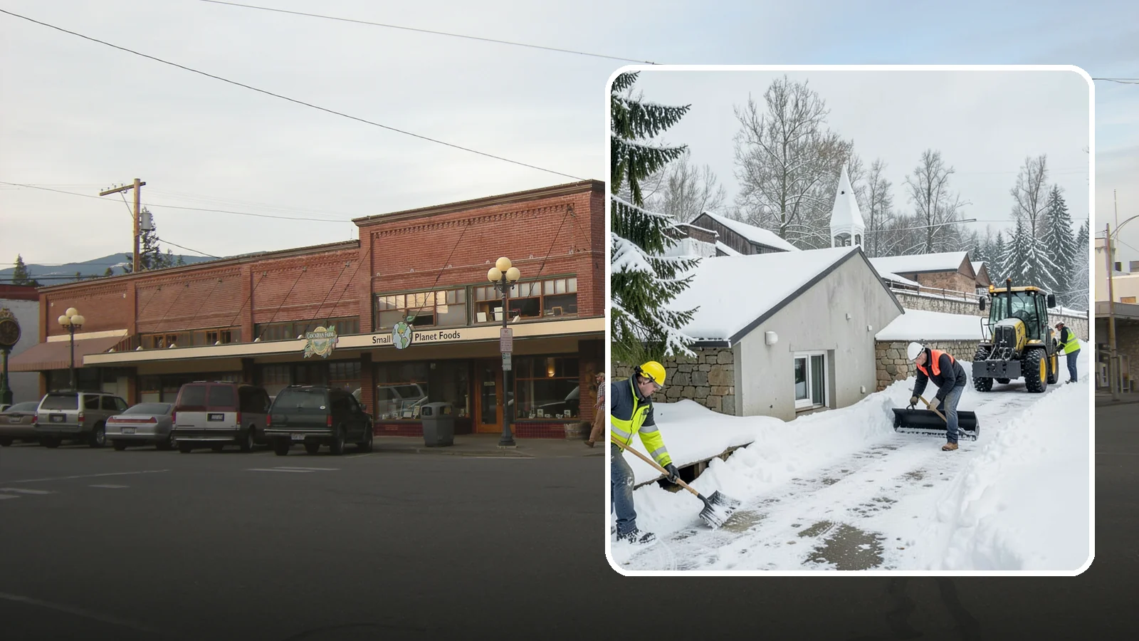 Window Well Snow Clearing in Sedro-Woolley, Skagit County, WA - We clear snow and slush from basement window wells to protect egress, prevent leaks, and keep daylight reaching lower levels.