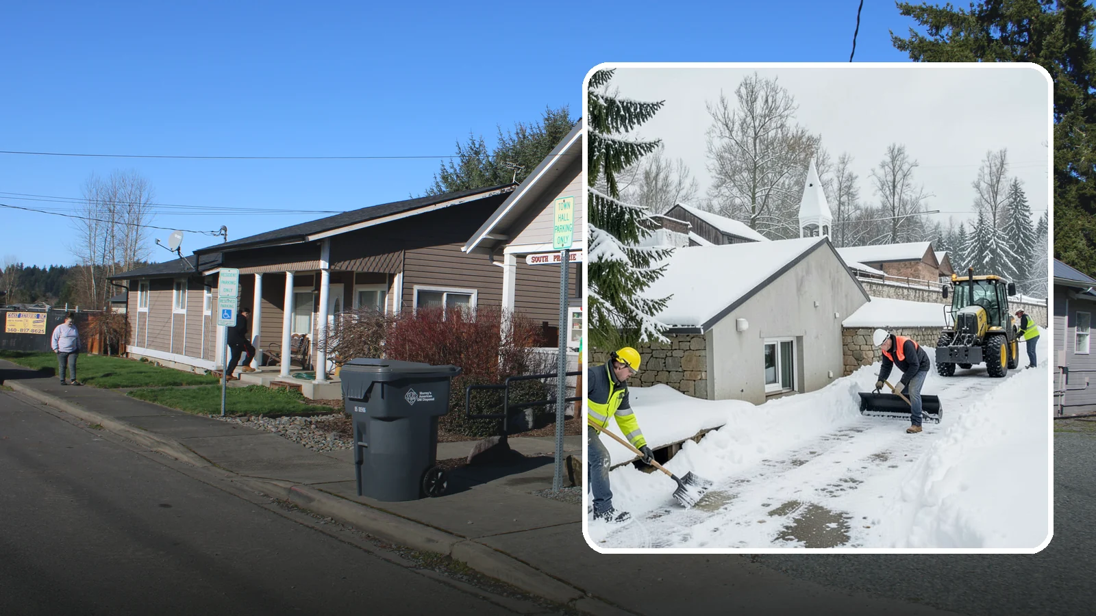 Window Well Snow Clearing in South Prairie, Pierce County, WA - We clear snow and slush from basement window wells to protect egress, prevent leaks, and keep daylight reaching lower levels.