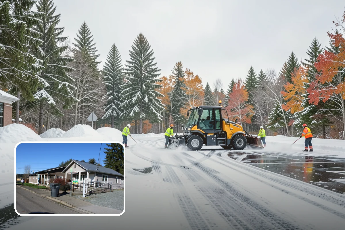 Window Well Snow Clearing in South Prairie, Pierce County, WA - Keeps basement egress windows clear for emergency exit