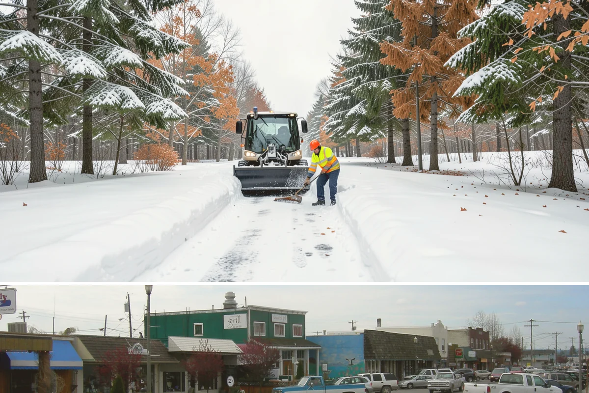 Window Well Snow Clearing in Stanwood, Snohomish County, WA - Wells need attention right after each lowland snowfall and again during the thaw cycles that regularly punctuate our winters.