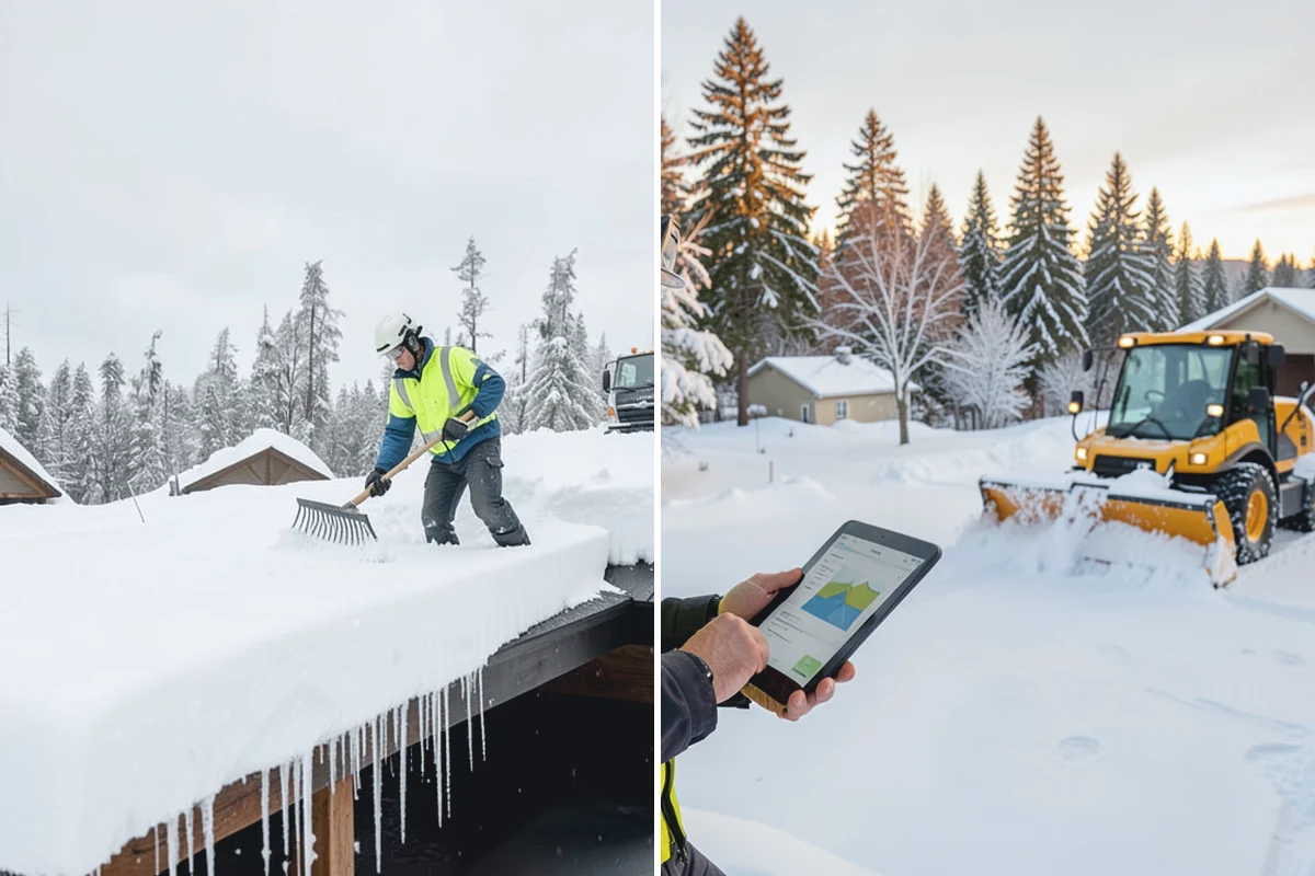 Window Well Snow Clearing in Sumner, Pierce County, WA - We inspect each well and check the window and liner condition