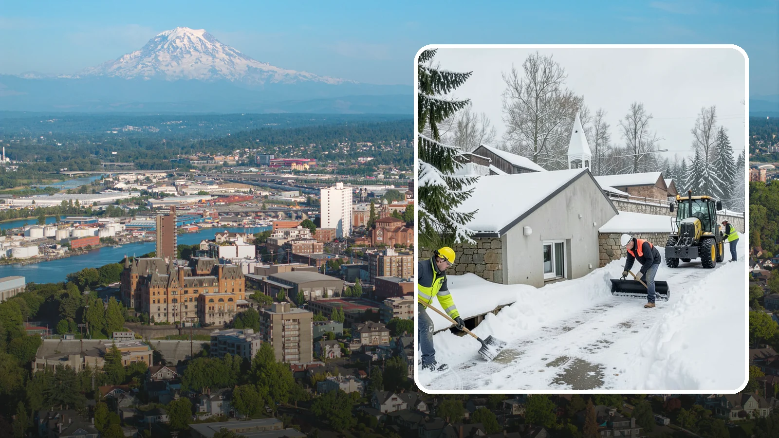 Window Well Snow Clearing in Tacoma, Pierce County, WA - We clear snow and slush from basement window wells to protect egress, prevent leaks, and keep daylight reaching lower levels.
