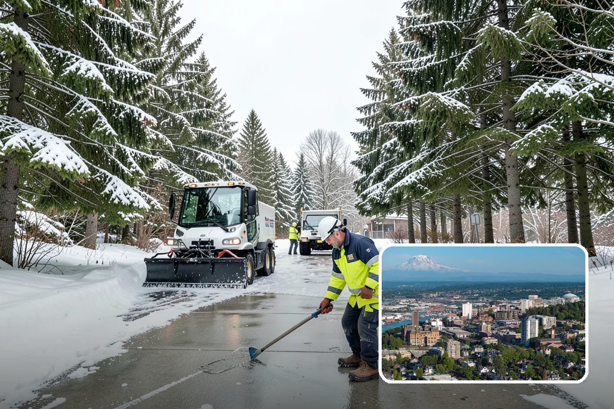 Window Well Snow Clearing in Tacoma, Pierce County, WA - Keeps basement egress windows clear for emergency exit