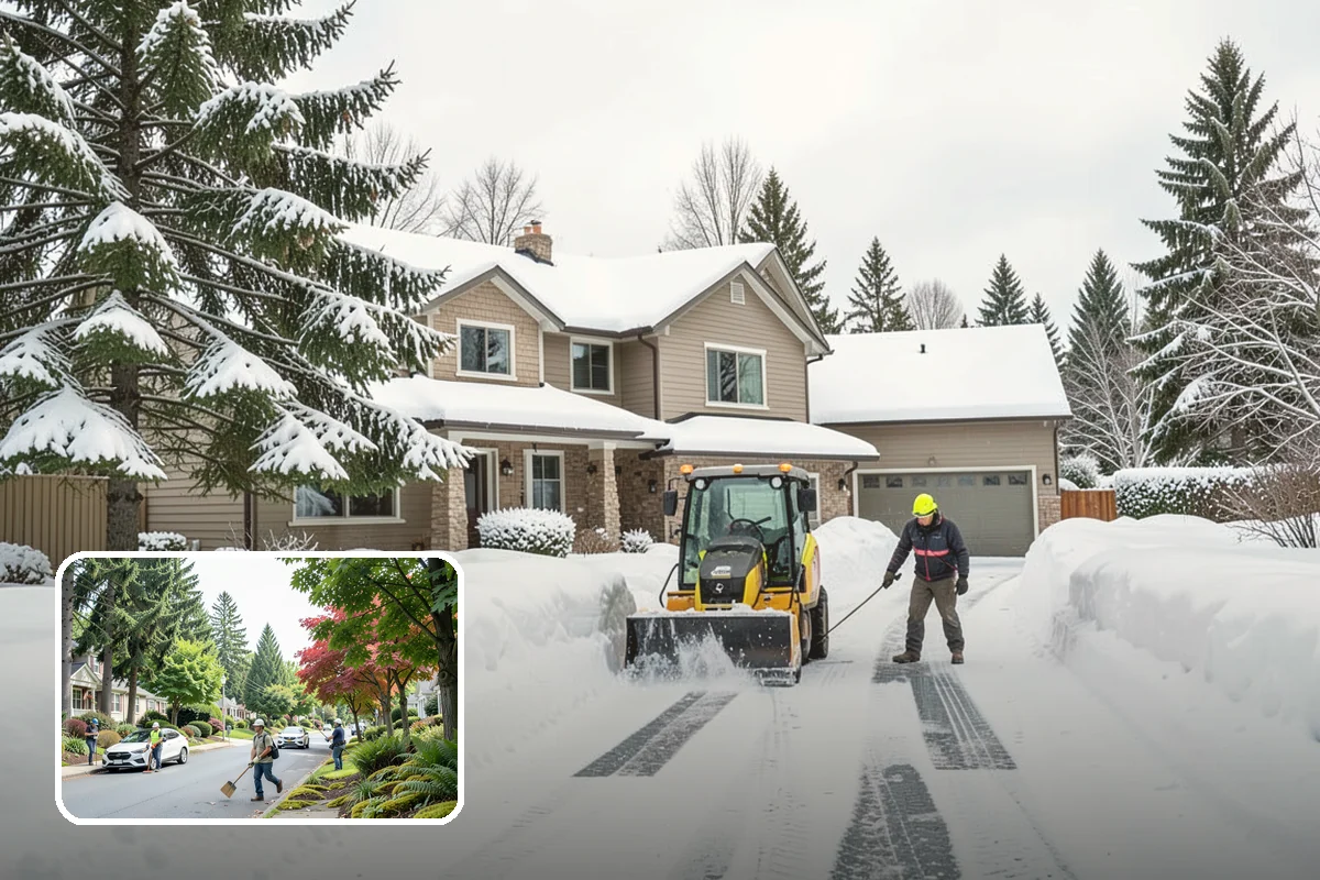Winter Emergency Response in Beaux Arts Village, King County, WA - Coordinated plowing, shoveling, and deicing in one response