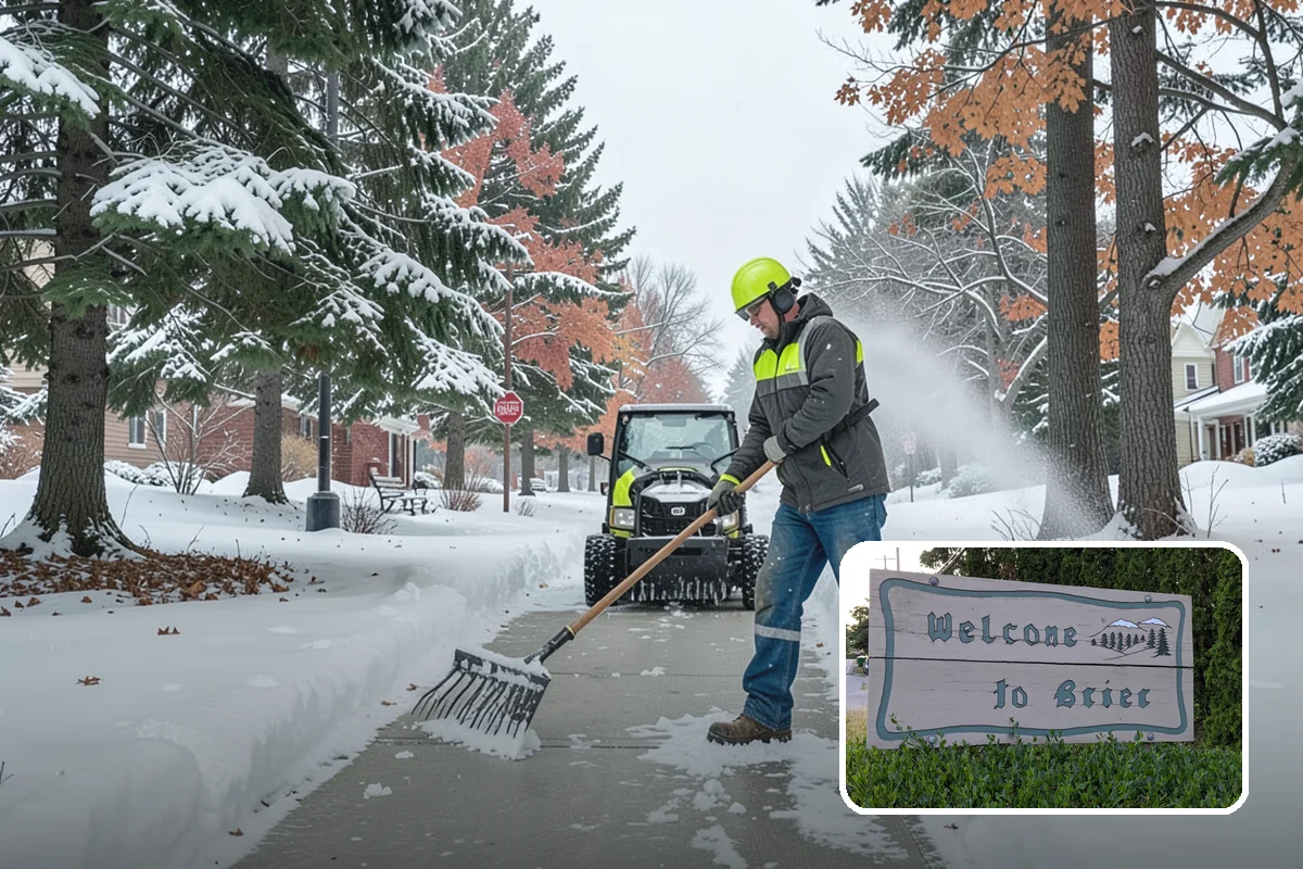 Winter Emergency Response in Brier, Snohomish County, WA - Coordinated plowing, shoveling, and deicing in one response