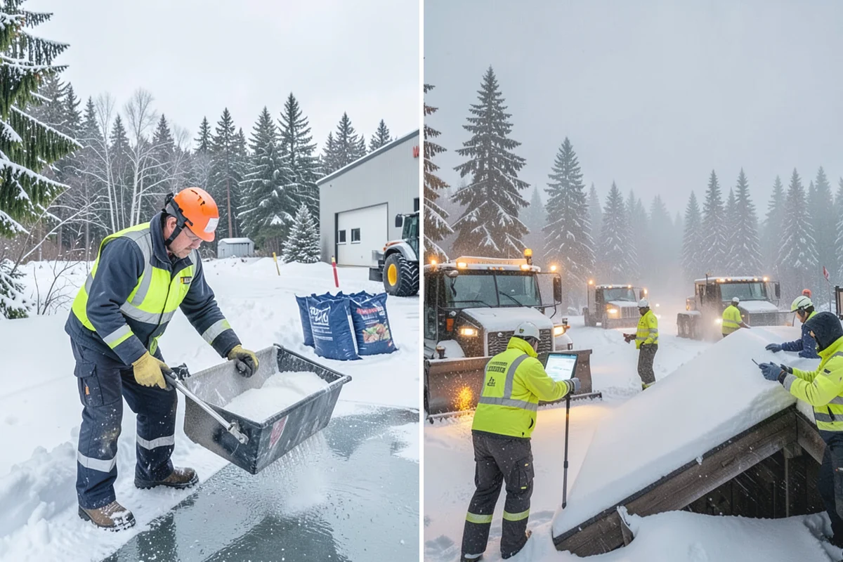 Winter Emergency Response in Buckley, Pierce County, WA - Take your emergency call and assess the full scope