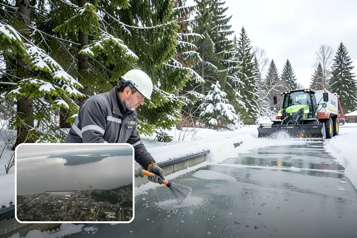 Winter Emergency Response in Des Moines, King County, WA - Coordinated plowing, shoveling, and deicing in one response