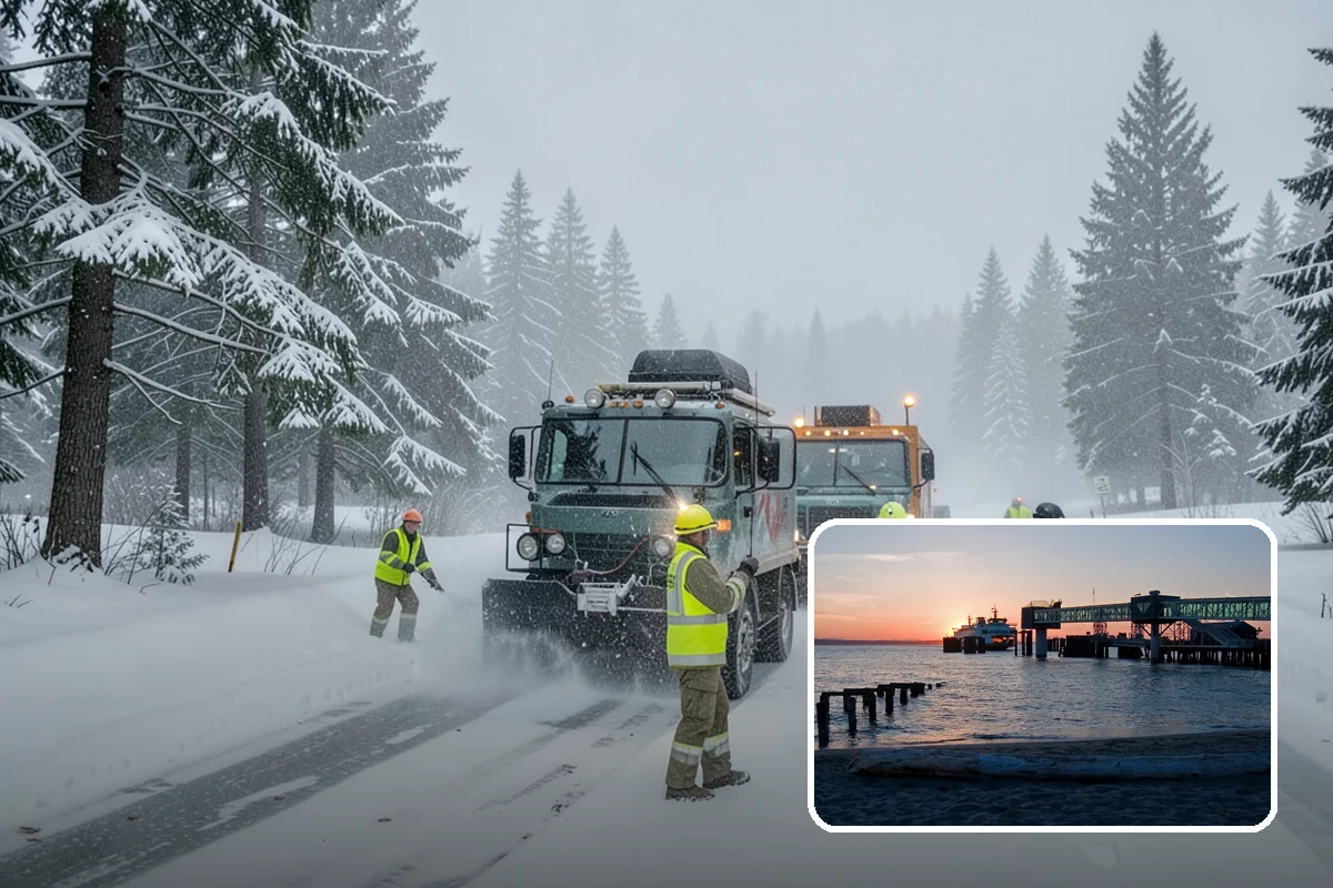 Winter Emergency Response in Edmonds, Snohomish County, WA - Coordinated plowing, shoveling, and deicing in one response