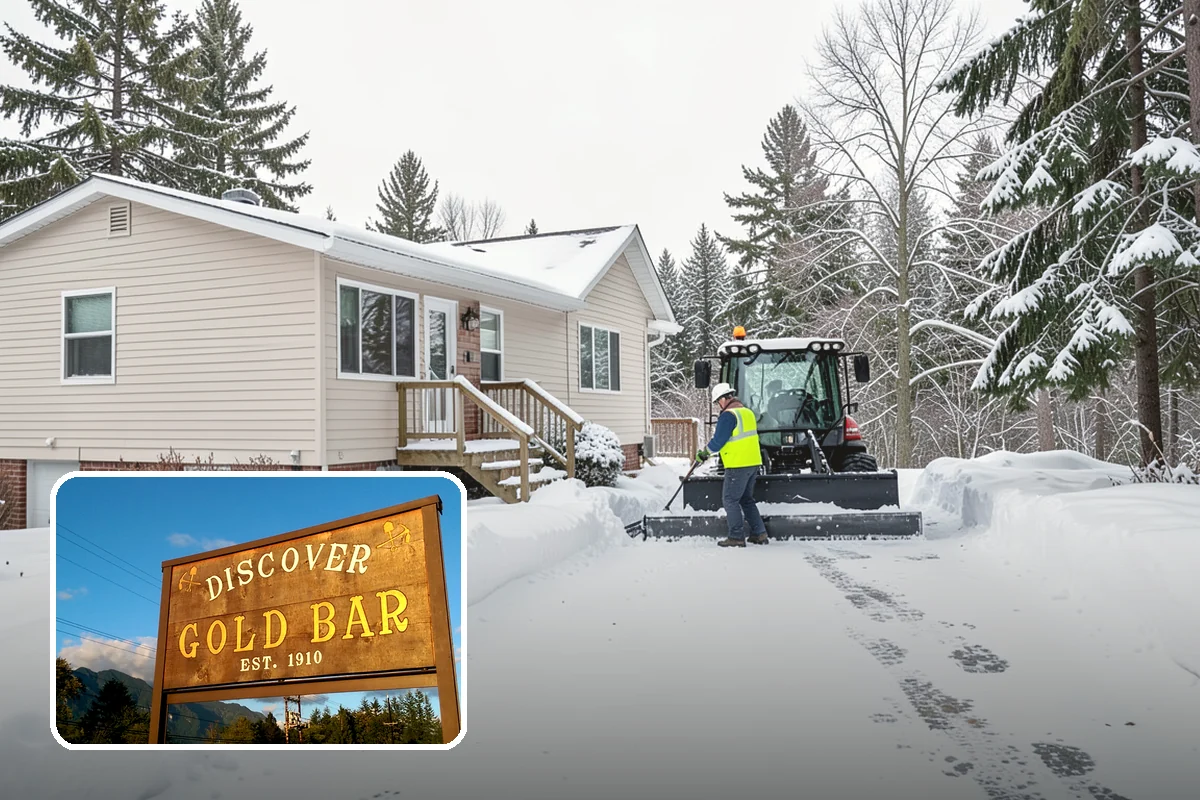 Winter Emergency Response in Gold Bar, Snohomish County, WA - Coordinated plowing, shoveling, and deicing in one response