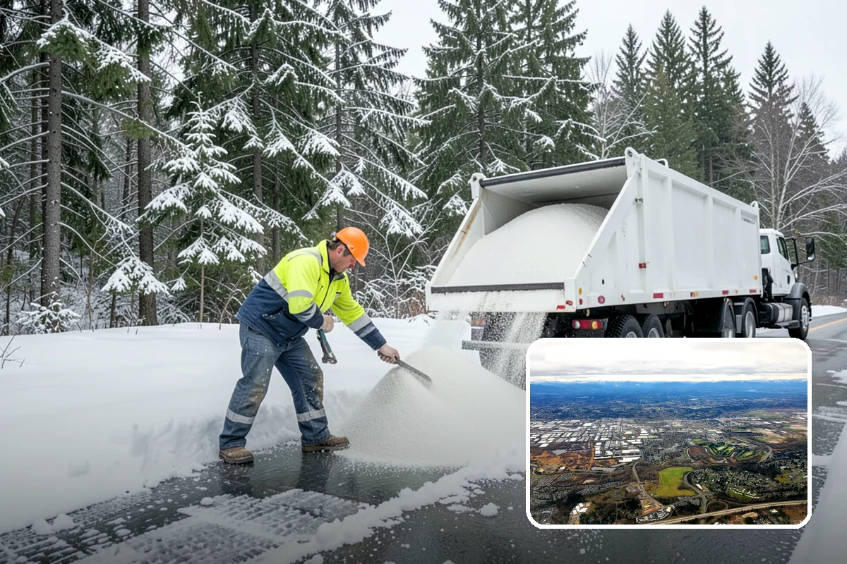 Winter Emergency Response in Kent, King County, WA - Coordinated plowing, shoveling, and deicing in one response