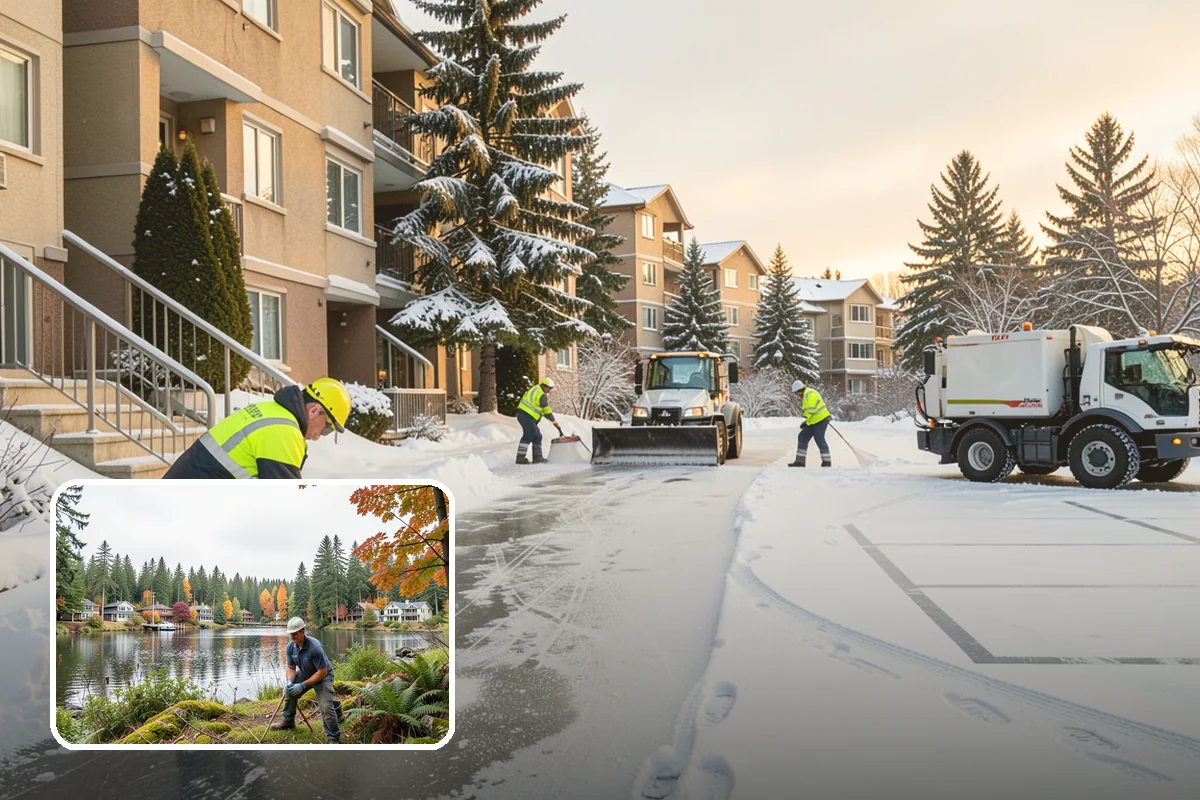 Winter Emergency Response in La Conner, Skagit County, WA - Coordinated plowing, shoveling, and deicing in one response
