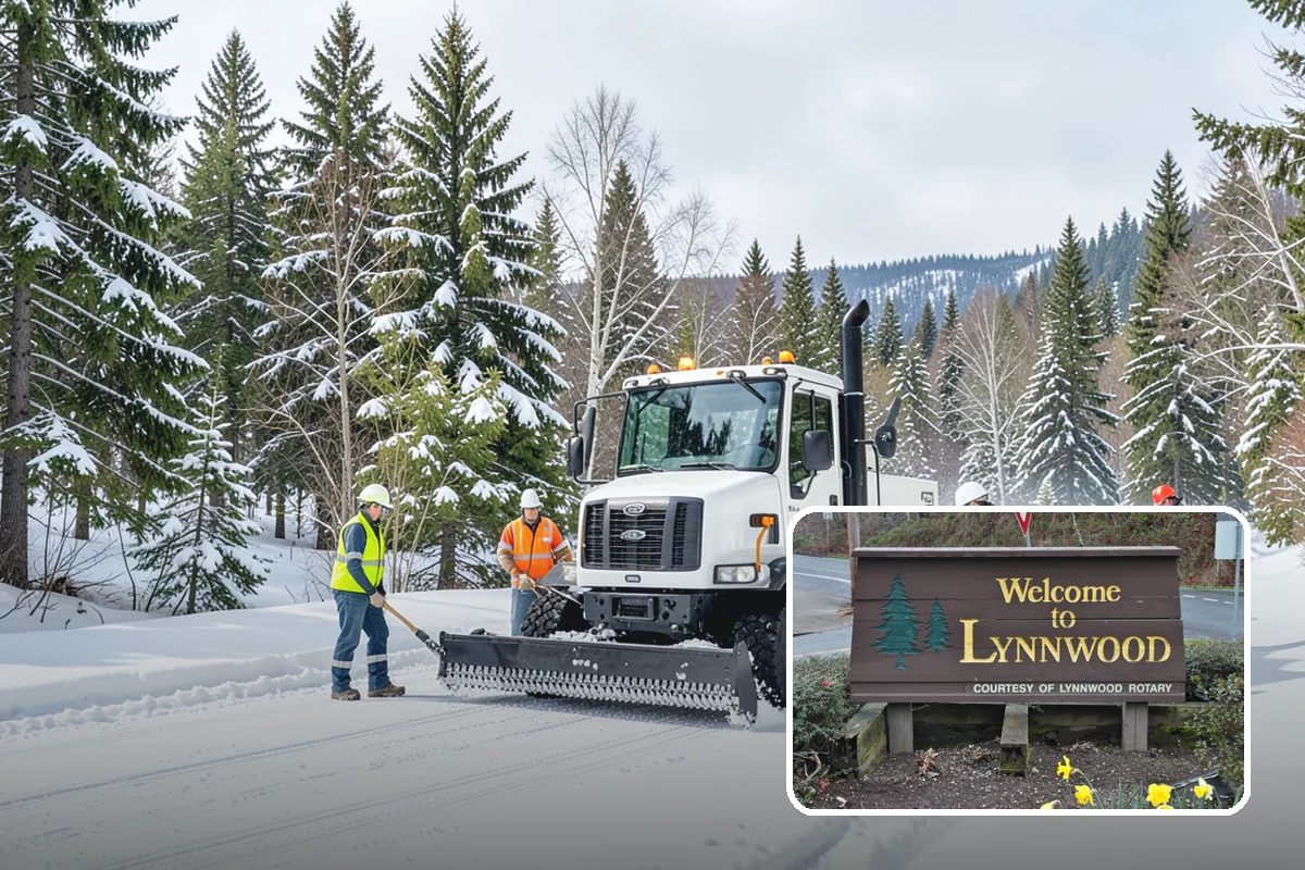 Winter Emergency Response in Lynnwood, Snohomish County, WA - Coordinated plowing, shoveling, and deicing in one response