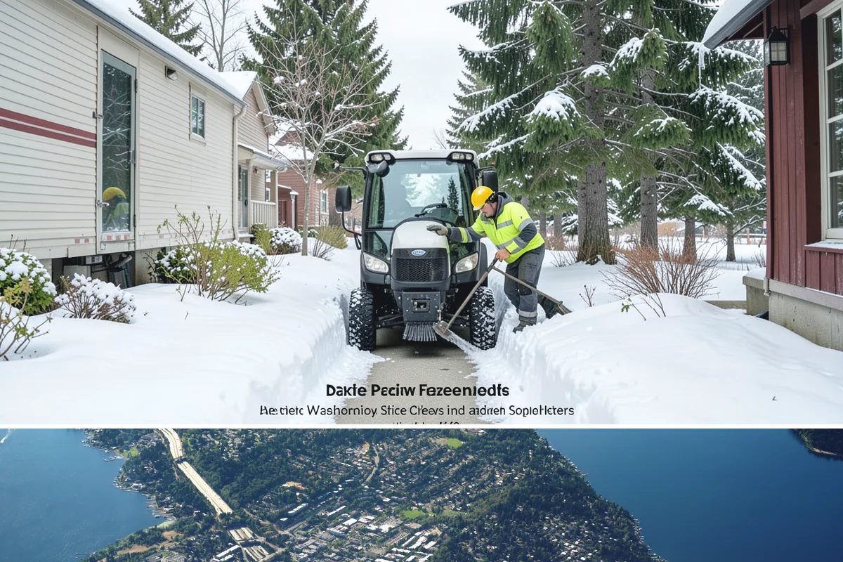 Winter Emergency Response in Mercer Island, King County, WA - Winter emergency response is on standby throughout the snow season, ready for the major storms that can strike Western Washington...
