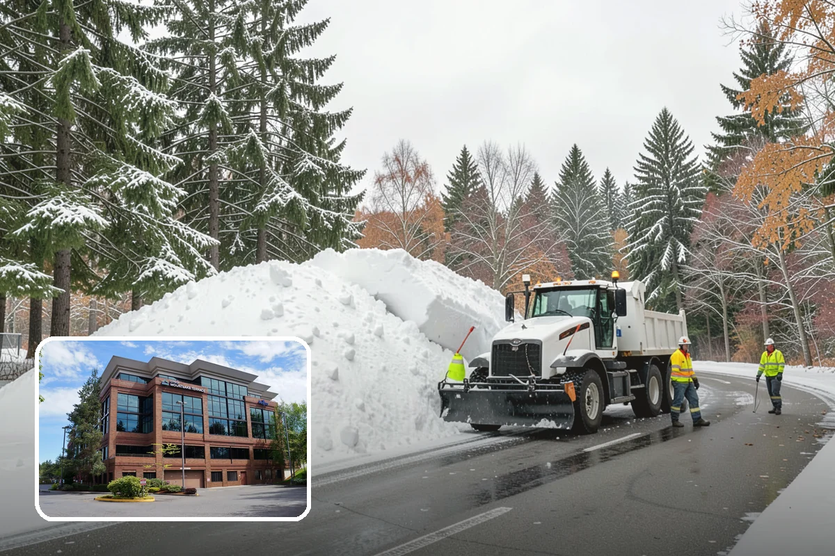 Winter Emergency Response in Mountlake Terrace, Snohomish County, WA - Coordinated plowing, shoveling, and deicing in one response