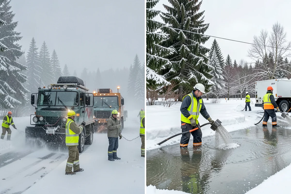 Winter Emergency Response in Pacific, King County, WA - Take your emergency call and assess the full scope