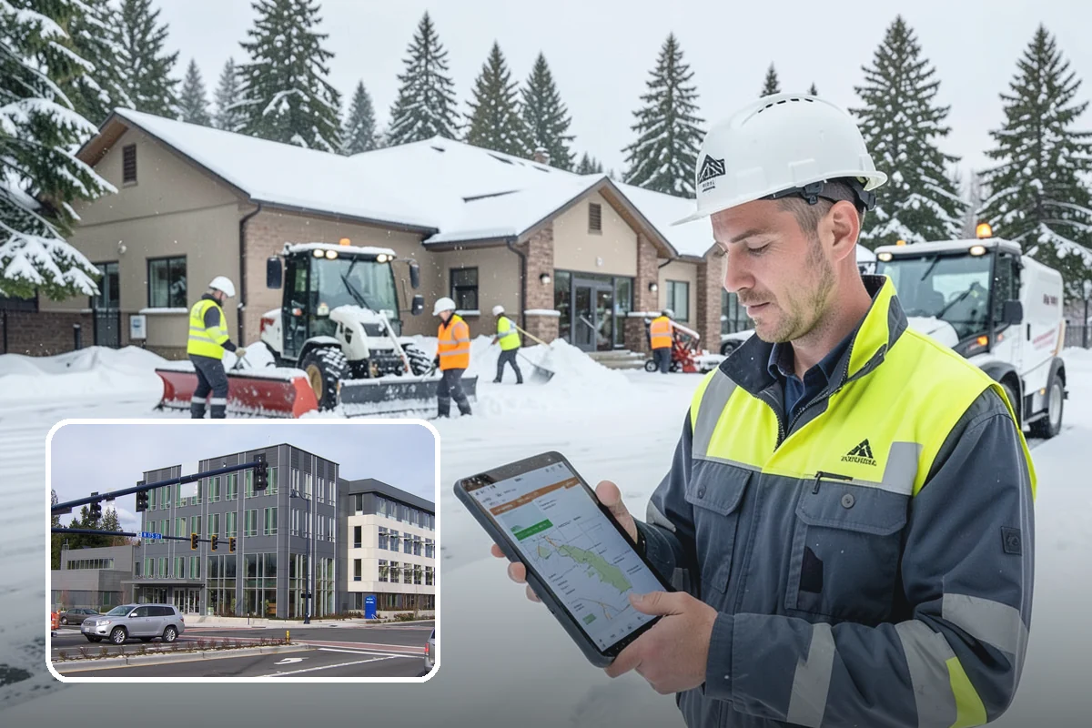 Winter Emergency Response in Shoreline, King County, WA - Coordinated plowing, shoveling, and deicing in one response