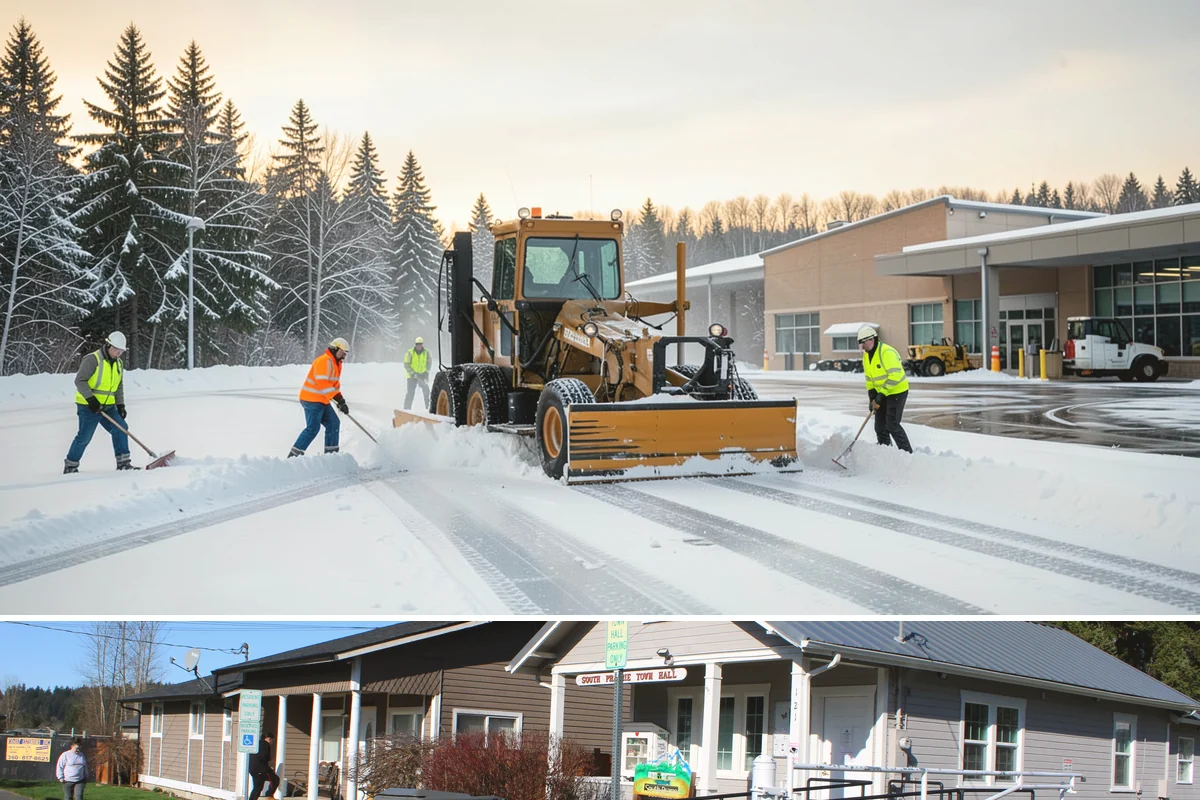 Winter Emergency Response in South Prairie, Pierce County, WA - Winter emergency response is on standby throughout the snow season, ready for the major storms that can strike Western Washington...
