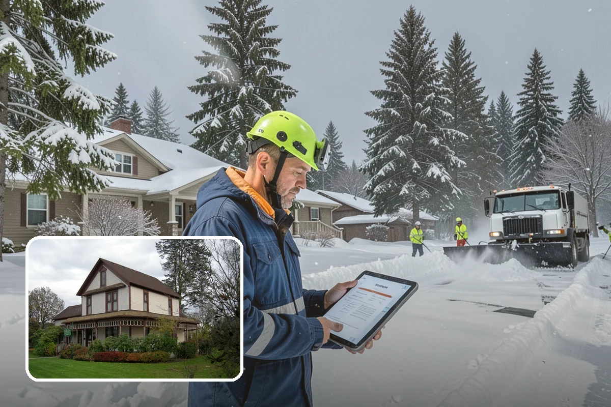 Winter Emergency Response in Sumner, Pierce County, WA - Coordinated plowing, shoveling, and deicing in one response