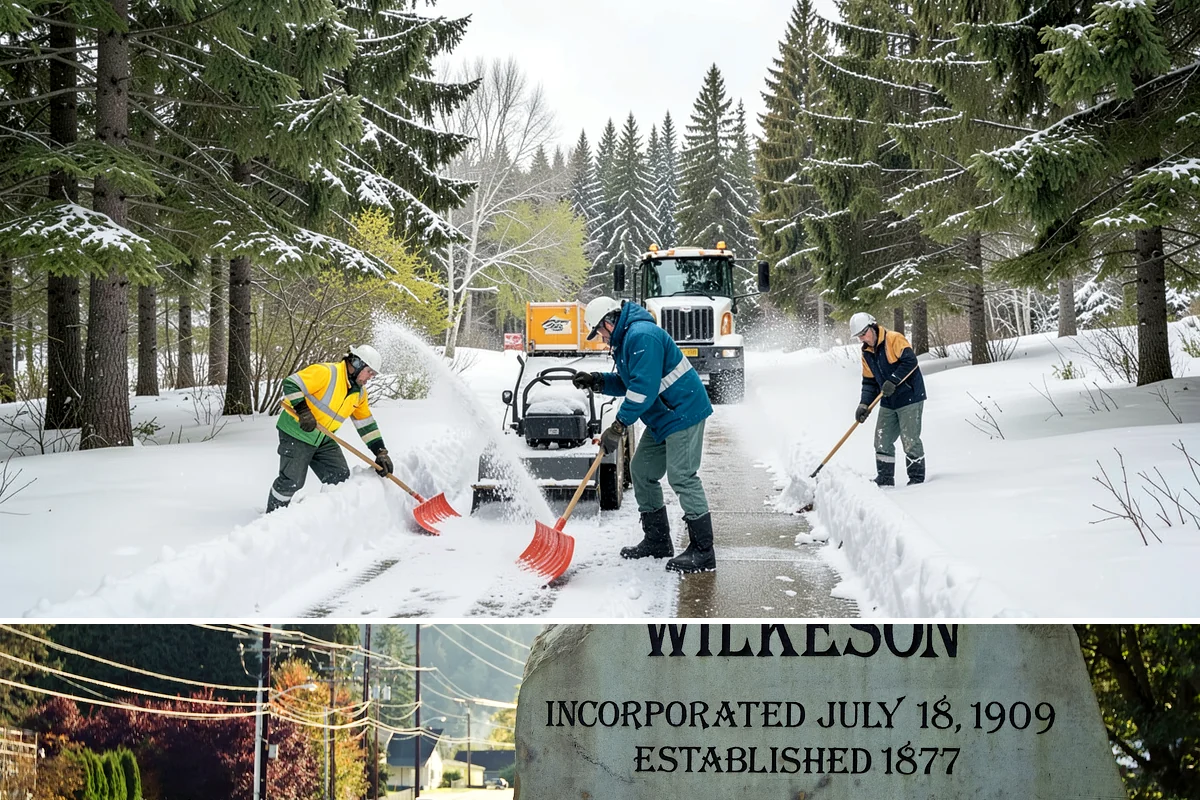 Winter Emergency Response in Wilkeson, Pierce County, WA - Winter emergency response is on standby throughout the snow season, ready for the major storms that can strike Western Washington...