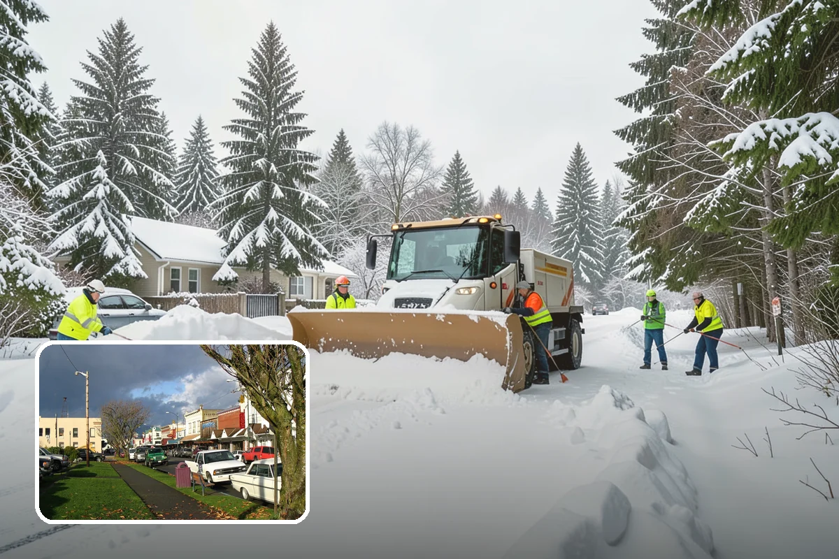 Winter Maintenance Plans in Arlington, Snohomish County, WA - Documents priorities, triggers, and response times