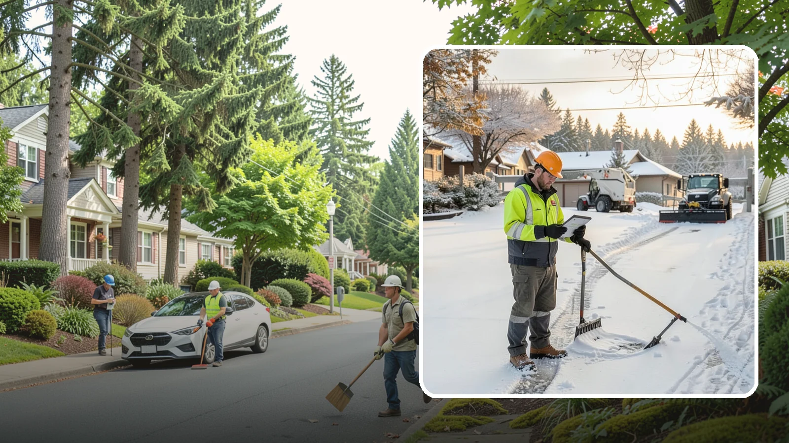 Winter Maintenance Plans in Beaux Arts Village, King County, WA - We build tailored winter maintenance plans that map out exactly how your Western Washington property is handled all season.