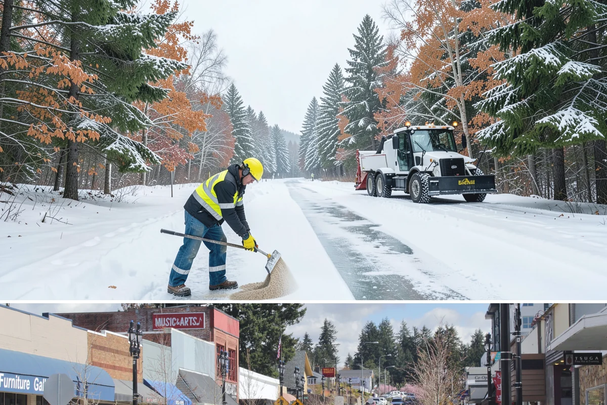 Winter Maintenance Plans in Bothell, King County, WA - Developed before winter begins and followed through the entire snow season.