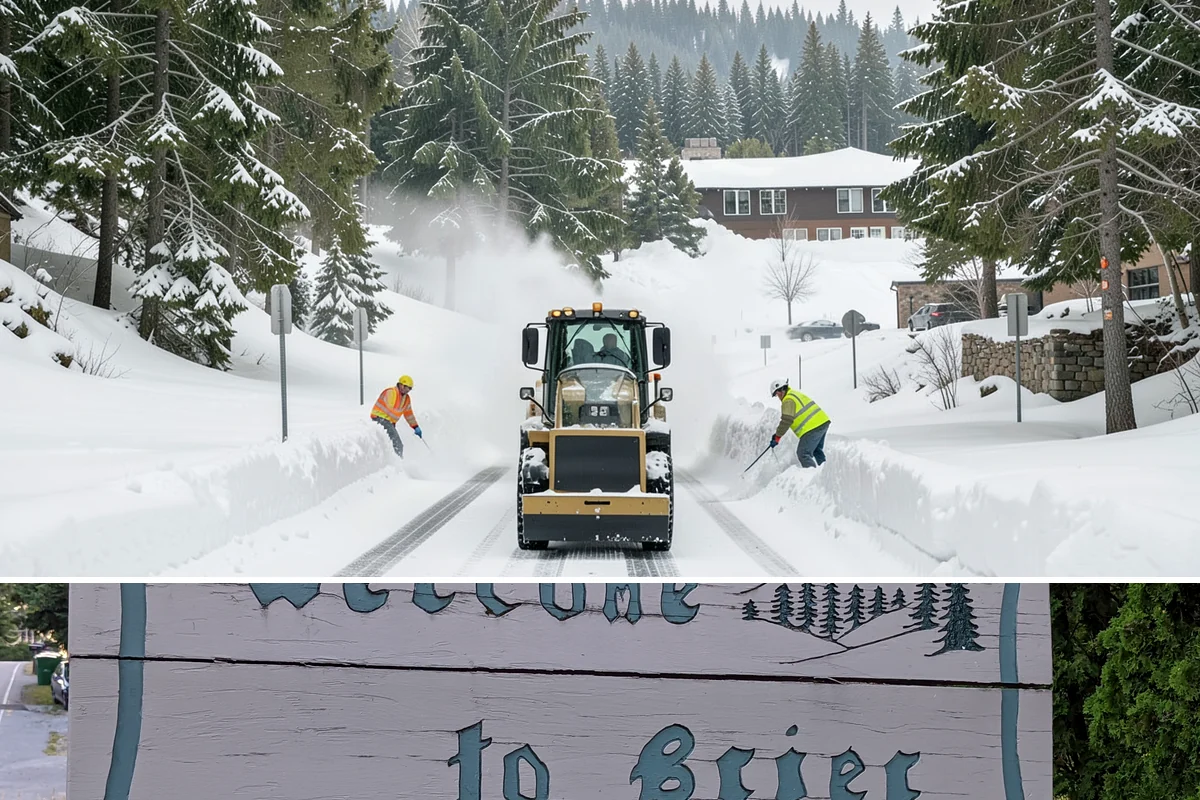 Winter Maintenance Plans in Brier, Snohomish County, WA - Developed before winter begins and followed through the entire snow season.