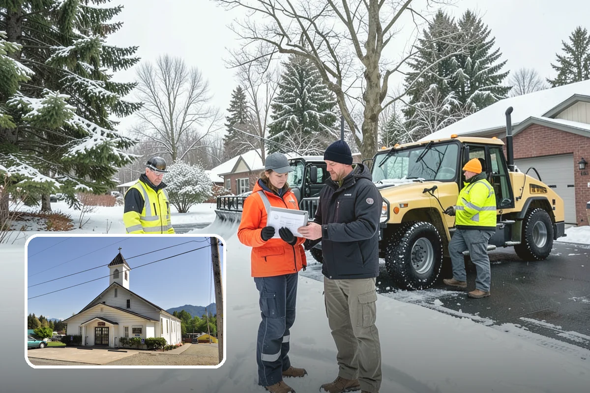 Winter Maintenance Plans in Concrete, Skagit County, WA - Documents priorities, triggers, and response times